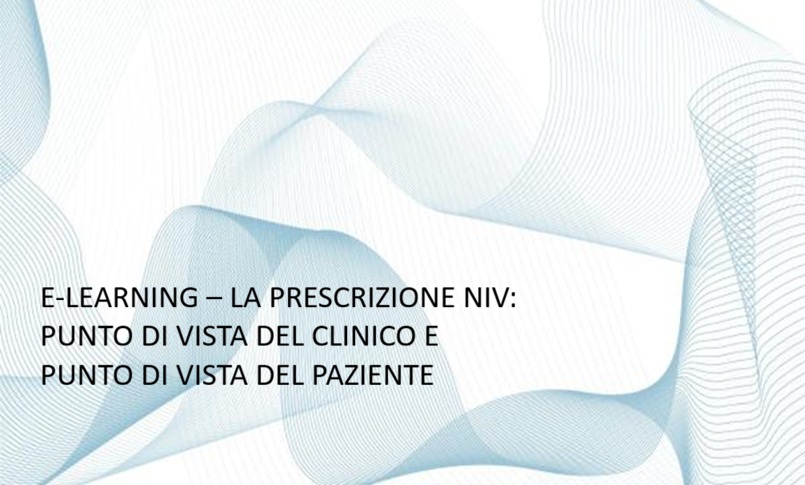 Corso Fad gratuito per infermieri: “La prescrizione NIV: punto di